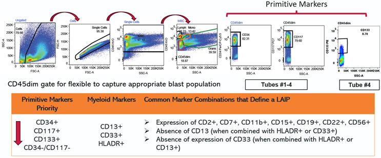AML MRD MFC analysis